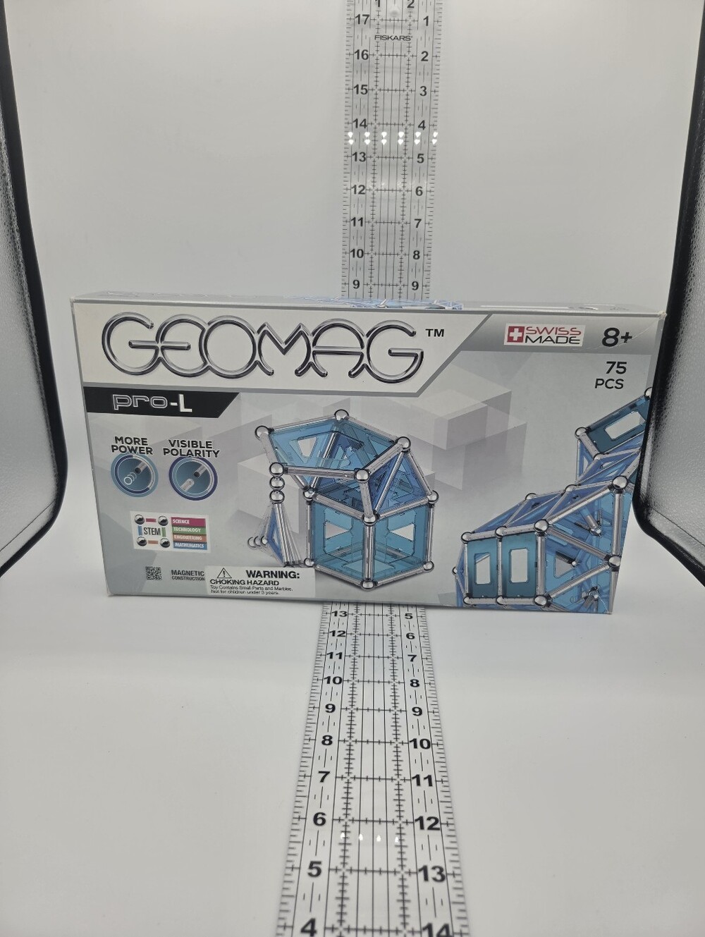 Geomag Pro-L Magnetic Construction Set 75pc STEM Plastic/Metal, Age 8+